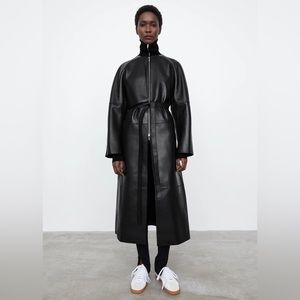 Toteme Leather Trench Size 36 Small